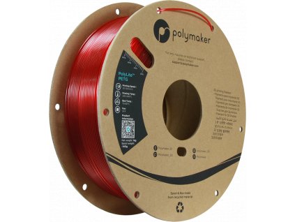 Polymaker PolyLite PETG červená 1,75mm 1kg
