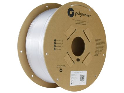 Polymaker PolyLite PETG transparentní 1,75mm 3kg