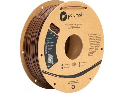 Polymaker PolyLite PLA Filament Brown 1000g
