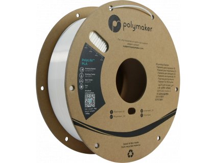 Polymaker PolyLite Silk PLA White 1,75mm 1kg