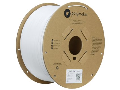 Polymaker PolyLite ASA bílá 1,75mm 3kg