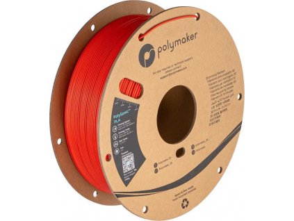 Polymaker PolySonic PLA - High Speed PLA červená 1,75mm 1kg