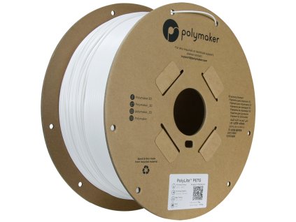 Polymaker PolyLite PETG bílá 1,75mm 3kg