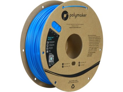 Polymaker PolyLite PETG electric blue 1,75mm 1kg