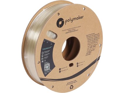 Polymaker Polysmooth filament transparentní 1,75mm 750g