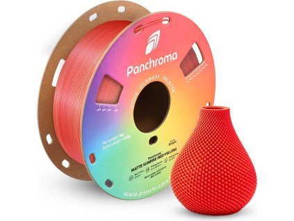 Polymaker Panchroma PLA Dual Matte Sunrise (červená-žlutá) 1,75mm 1kg