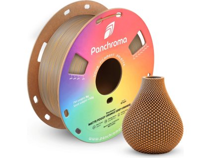 Polymaker Panchroma PLA Dual Matte Foggy Orange (šedá-oranžová) 1,75mm 1kg