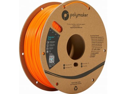 Polymaker PolyLite PLA oranžová 1,75mm 1kg
