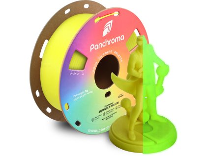 Polymaker Panchroma PLA Luminous žlutá 1,75mm 1kg
