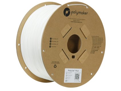 Polymaker PolyLite PLA bílá 1,75mm 3kg