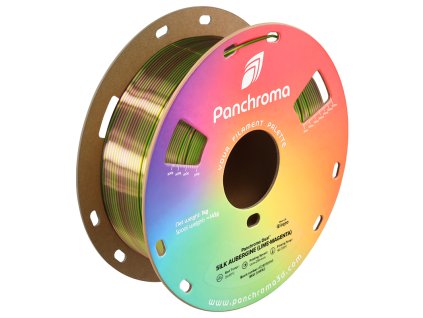 Polymaker Panchroma PLA Dual Silk Aubergine (Lime-Magenta) 1,75mm 1kg