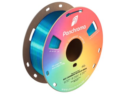 Polymaker Panchroma PLA Dual Silk Caribbean Sea (Blue-Green) 1,75mm 1kg