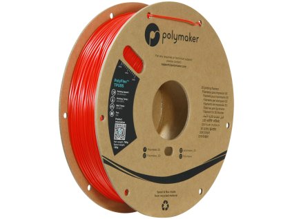 Polymaker PolyFlex TPU95 červená 1,75 mm 750 g