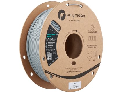Polymaker PETG šedá 1,75mm 1kg