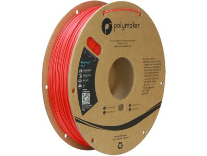 Polymaker PolyMax PLA červená 1,75mm 750g