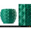 CPE HG100 Jungle Green Metallic Trilab Dragon scale test vase 1
