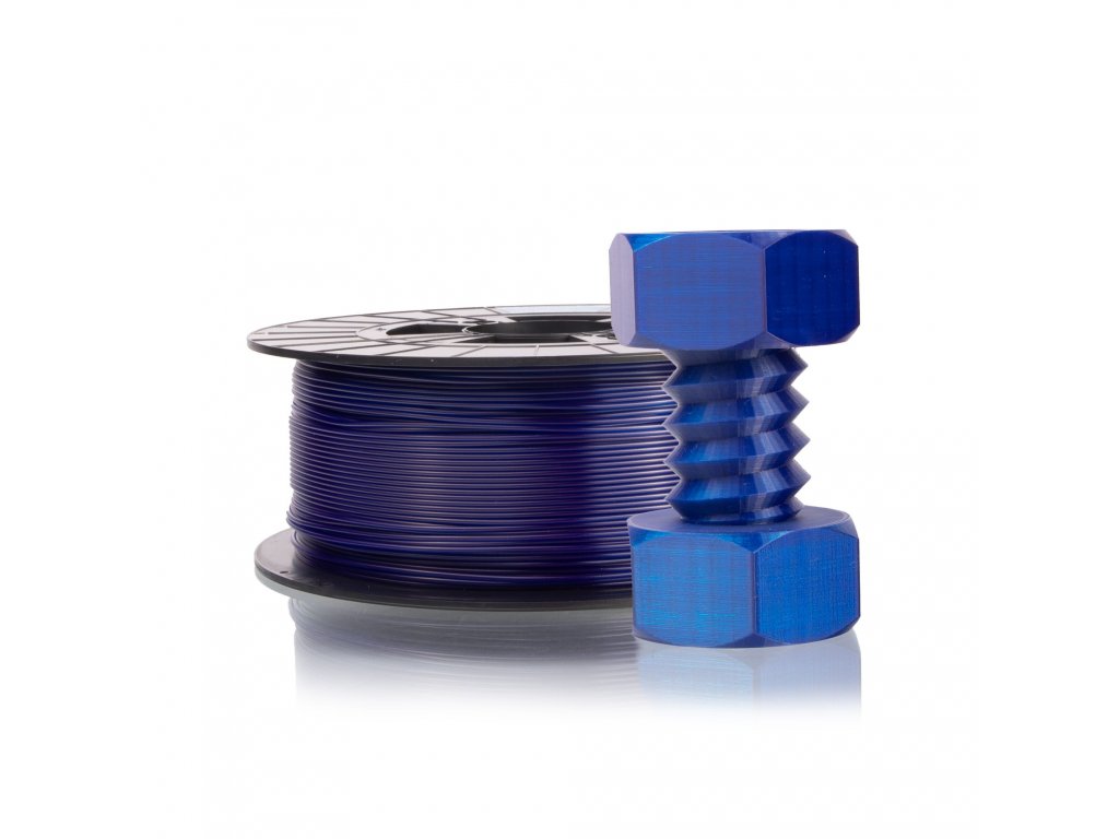 Filament-PM PETG transparentná modrá 1,75mm 1kg