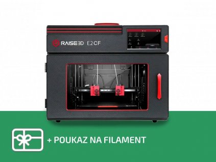 Raise3D E2CF - 3D tlačiareň IDEX pre kompozitné materiály  + voucher na filament v hodnote 500€