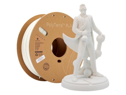 Polymaker PolyTerra PLA Cotton White 1,75mm 1kg