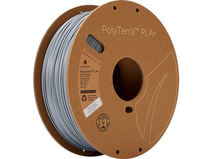 Polymaker Polyterra PLA+ šedá 1,75mm 1kg
