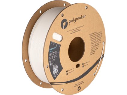 Polymaker PolySonic PLA - High Speed PLA bílá 1,75mm 1kg