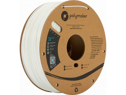 Polymaker PolyLite ABS biela 1,75mm 1kg