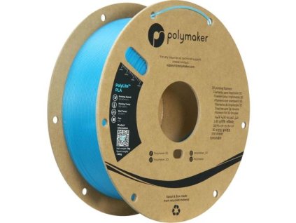 Polymaker PolyLite Luminous PLA modrá 1,75mm 1kg