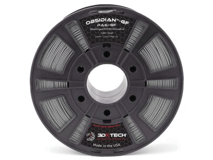 3DXTECH OBSIDIAN-GF PA6+GF metalická stříbrná 1,75mm 1kg