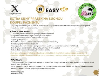 EASY-GO - extra silný pášek na suchou koupel paznehtů - 25 kg