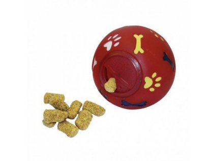 Hračka pro psy interaktivní - míček na pamlsky 11 cm