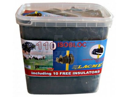 Izolátor ISOBLOC pro elektrický ohradník - Box 110 ks