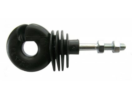 Izolátor kroužkový se závitem M6 + 2 matky M6 pro elektrický ohradník