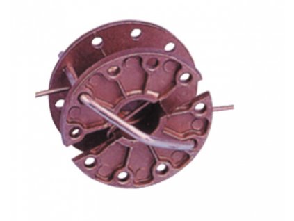 Napínák drátu pro elektrický ohradník, průběžný, kolečkový