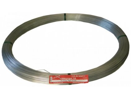 Ocelový drát SECURGAL 18,  1,8 mm/1300 m pro elektrický ohradník