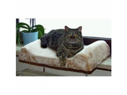 Pelíšek pro kočky - lehátko na parapet, 56x36x7cm