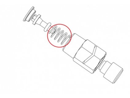 Pružina náhradní k 0454a