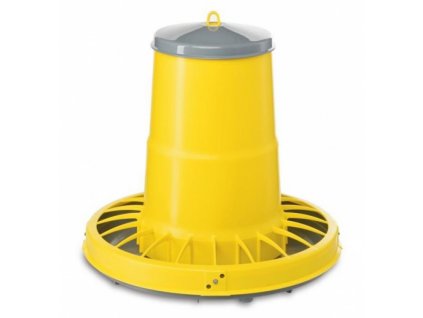 COMPACTA Automat krmící závěsný pro drůbež plast, nastavitelný, s mřížkou, 22 L