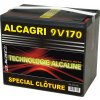 Alkalická baterie ALCAGRI 9V/170 Ah pro elektrický ohradník