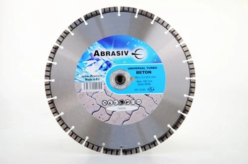 Diamantový rezný kotúč 350x3x25,4  BETON TURBO UNI