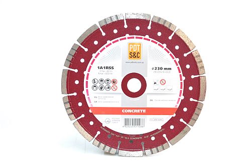 Diamantový rezný kotúč 230x2,6x22 CRT beton