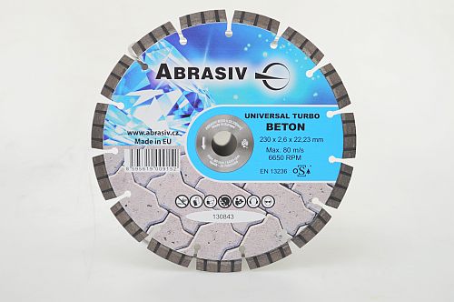 Diamantový rezný kotúč 230x2,6x22,23 BETON