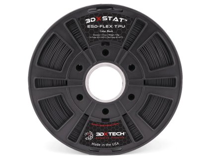 3DXTech ESD FlexTPU 175mm Black 750g