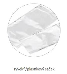 Sáčky ploché TYVEK Rozměry: sáčky ploché TYVEK 75mm x 210mm (100 ks/bal)