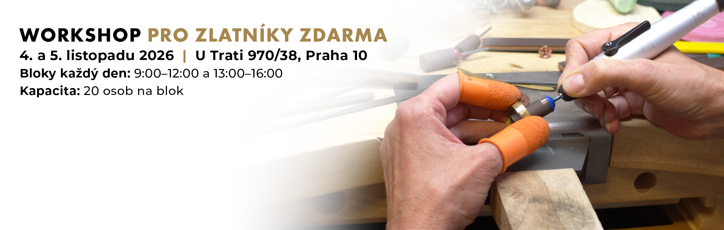 Workshop pro zlatníky zdarma