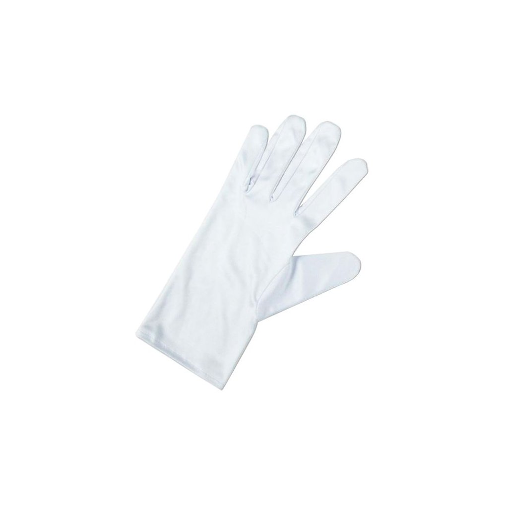 Presentation Gloves, White (Microfibre)