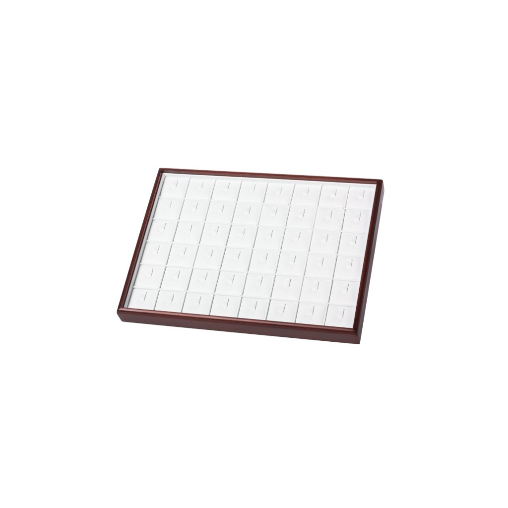 Předkládací plato na prsteny, 48 pozic se sponou