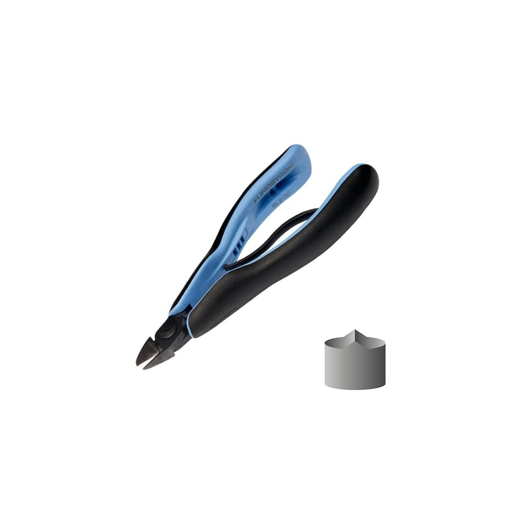 Kleště Lindström RX 8160 štípací boční, čelisti oválné, MICRO, 147 mm