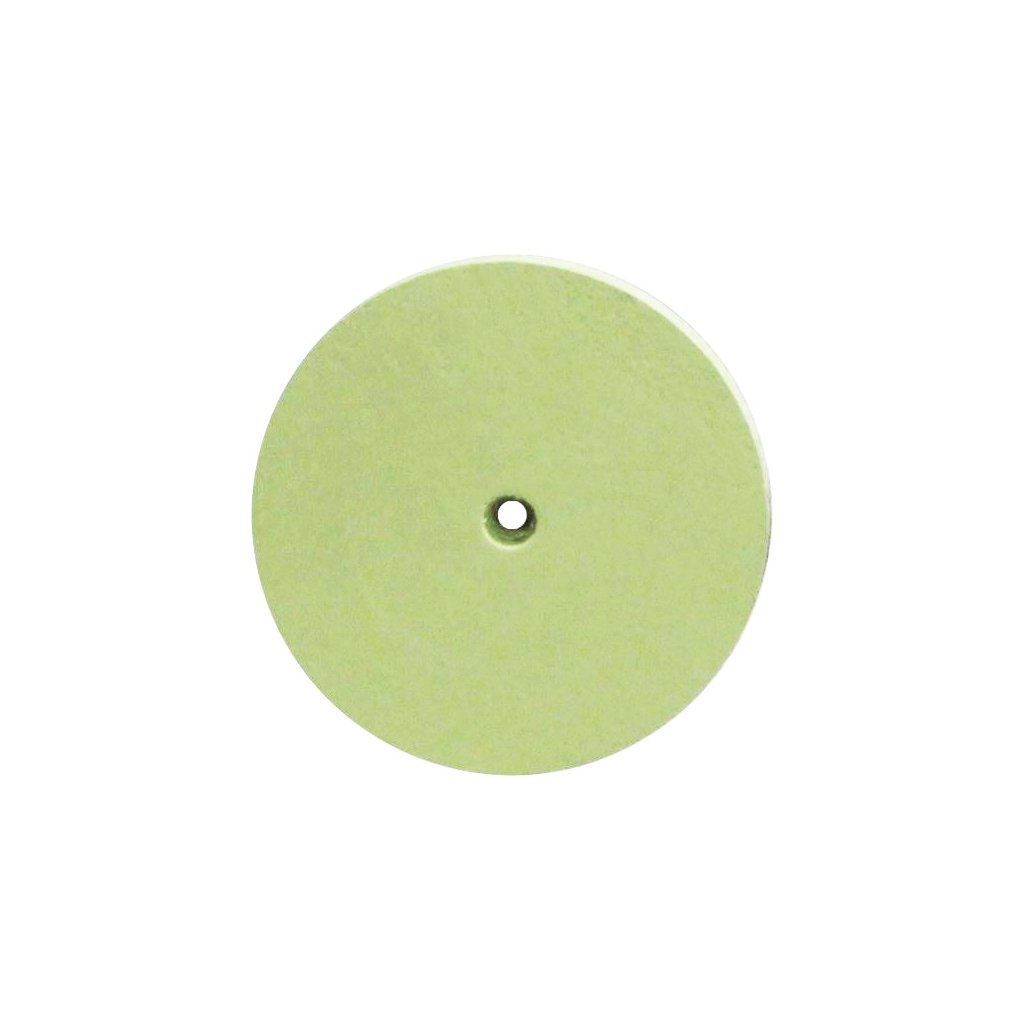 Lešticí kotouček na Au a amalgam zelený, extra jemný