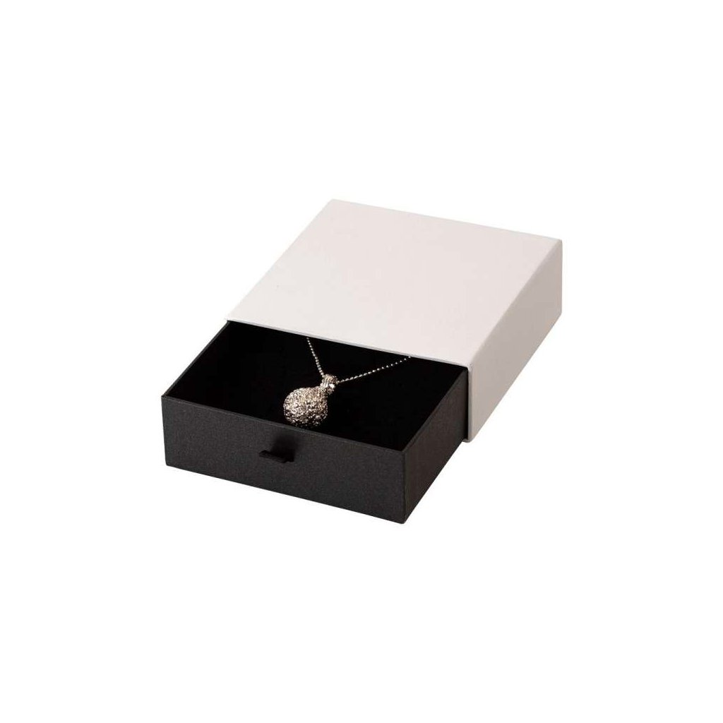 KAREN Big set Jewellery Box - White, 92x92 mm