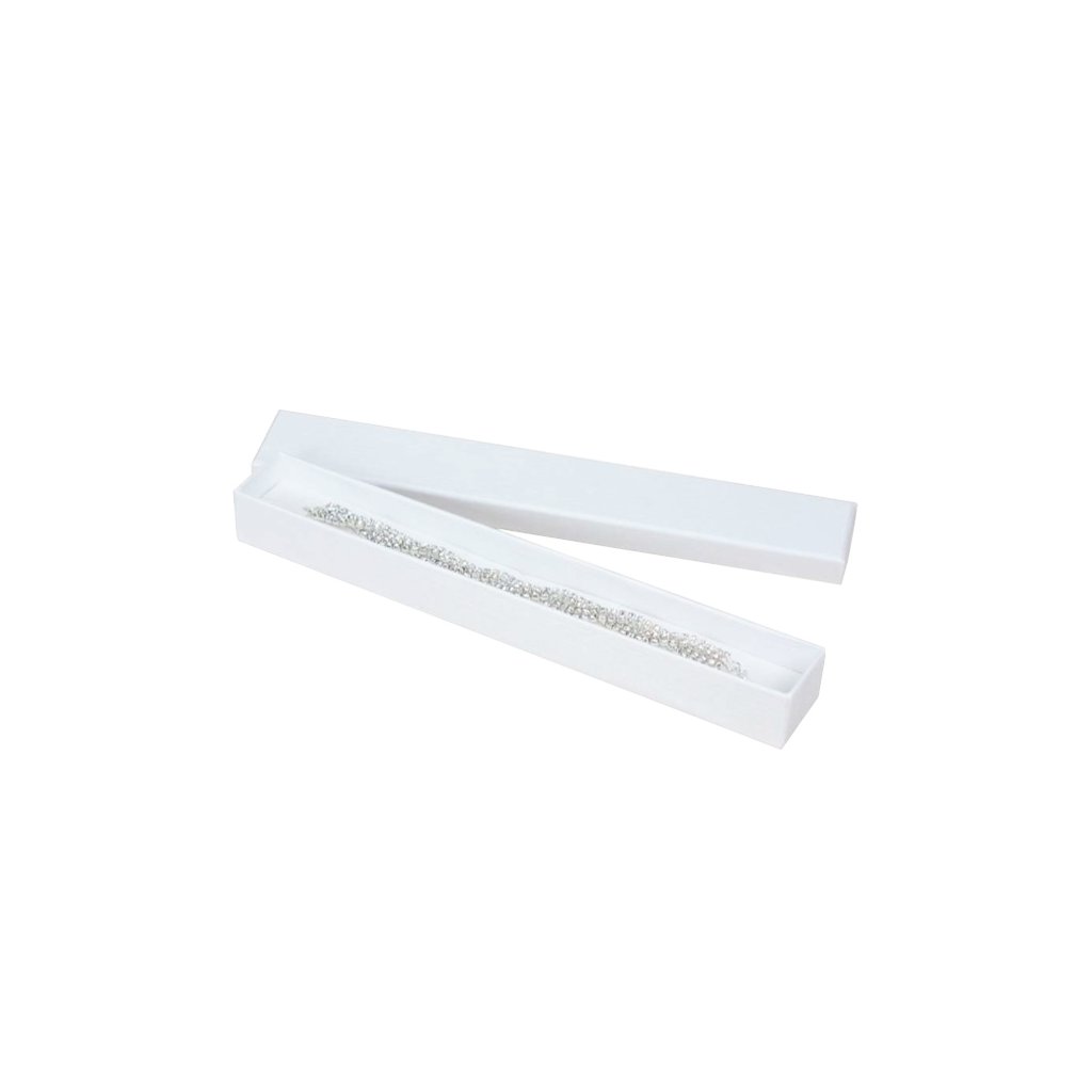 TINA Bracelet Jewellery Box - White, 202 x 25 mm